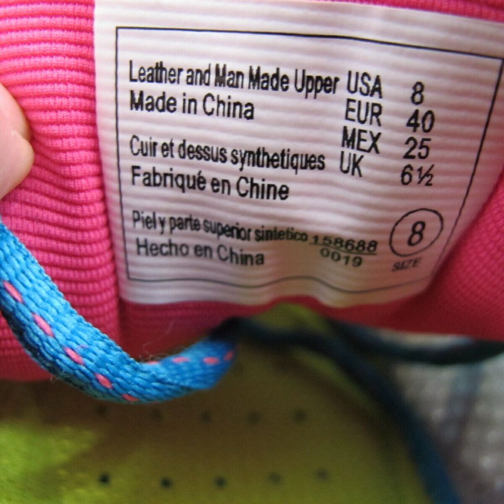 Women's Size 8 Champion Athletic/Running/Casual Shoes Teal/Pink/White - EUC - Picture 8 of 8